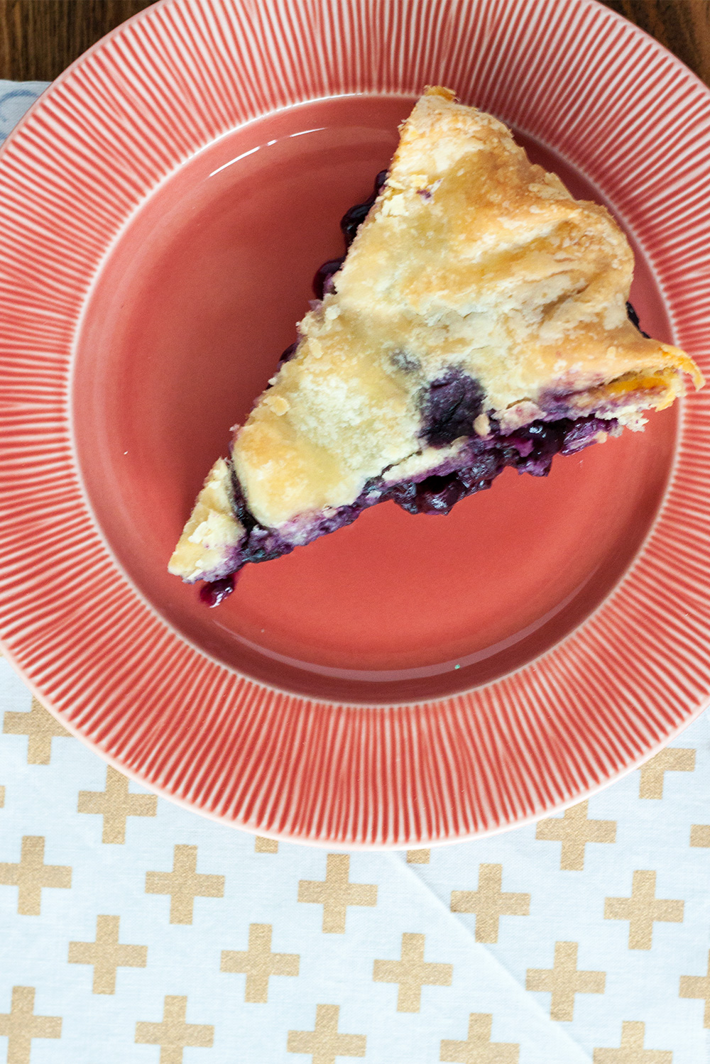 Blueberry Cardamom Pie by Peony + Ink